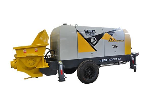 Small (large aggregate) concrete pump -HBT30-7-37